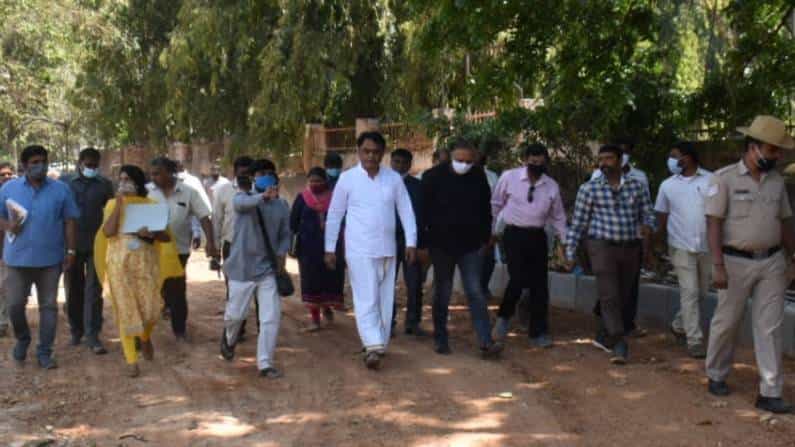 ಸ್ಯಾಂಕಿ ಟ್ಯಾಂಕ್​ಗೆ ಭೇಟಿ ನೀಡಿ ಫಾಲ್ಸ್​ ಕೆಲಸ ಪರಿಶೀಲಿಸಿದ ಡಿಸಿಎಂ ಅಶ್ವತ್ಥ ನಾರಾಯಣ್