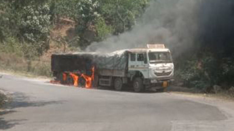 lorry fire