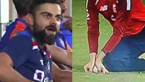 Virat Kohli's reaction