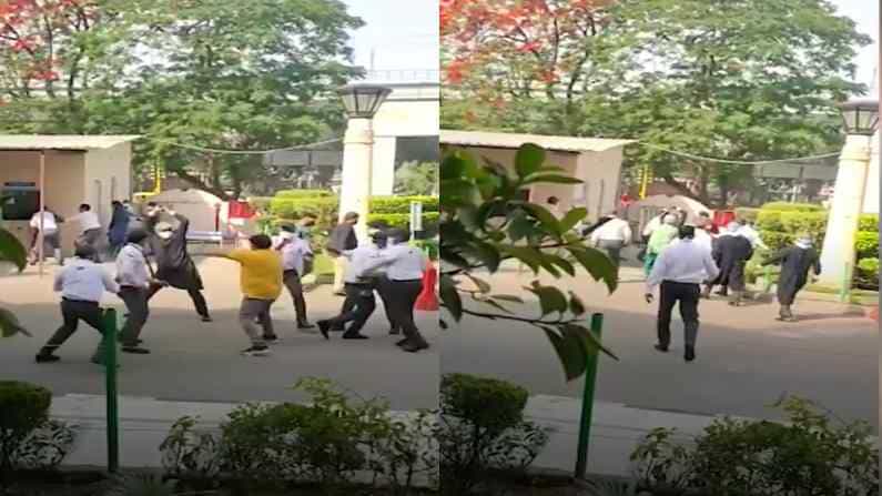 ಆಸ್ಪತ್ರೆಯಲ್ಲಿ ಐಸಿಯು ಬೆಡ್ ಸಿಗದೆ ಮೃತಪಟ್ಟ ಸೋಂಕಿತೆ; ಕುಟುಂಬದವರಿಂದ ಆಸ್ಪತ್ರೆ ಸಿಬ್ಬಂದಿ ಮೇಲೆ ಹಲ್ಲೆ, ದಾಂಧಲೆ ಆಸ್ಪತ್ರೆಯಲ್ಲಿ ಐಸಿಯು ಬೆಡ್ ಸಿಗದೆ ಮೃತಪಟ್ಟ ಸೋಂಕಿತೆ; ಕುಟುಂಬದವರಿಂದ ಆಸ್ಪತ್ರೆ ಸಿಬ್ಬಂದಿ ಮೇಲೆ ಹಲ್ಲೆ, ದಾಂಧಲೆ