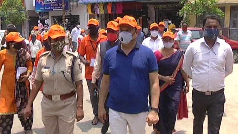 ಚಾಮರಾಜನಗರ ಜಿಲ್ಲಾಡಳಿತದಿಂದ ಕೊವಿಡ್ ತಡೆಗೆ ವಿನೂತನ ಪ್ರಯೋಗ; ಕೊರೊನಾ ಸುರಕ್ಷಾ ಪಡೆಗೆ ಚಾಲನೆ