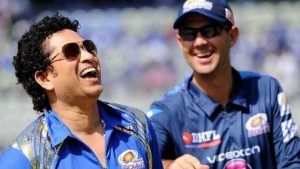 Sacin Tendulkar and Ricky Pointing