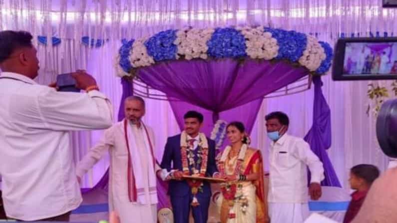 ಮದುವೆ ಸಮಾರಂಭದಲ್ಲಿ ಮಾಸ್ಕ್ ಧರಿಸದ ಸ್ಪೀಕರ್ ವಿಶ್ವೇಶ್ವರ ಹೆಗಡೆ ಕಾಗೇರಿ