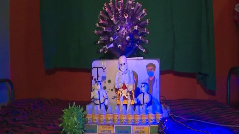 ಮಹಾಮಾರಿ ಕೊರೊನಾ ತಡೆಗಟ್ಟುವ ನಿಟ್ಟಿನಲ್ಲಿ ಹುಬ್ಬಳ್ಳಿಯ 62 ರ ಕಲಾವಿದನಿಂದ ವಿಶೇಷ ರೀತಿಯಲ್ಲಿ ಜಾಗೃತಿ