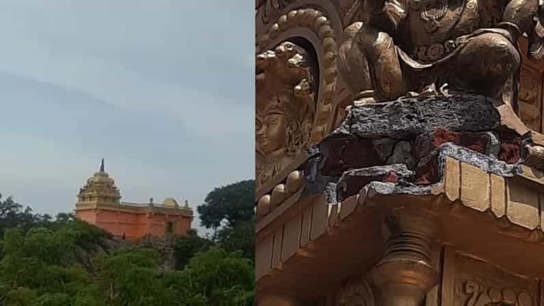 ದಾವಣಗೆರೆ ದೇವಸ್ಥಾನ ಗೋಪುರಕ್ಕೆ ಹಾನಿ ಮಾಡಿದ ದುಷ್ಕರ್ಮಿಗಳು ದಾವಣಗೆರೆ ದೇವಸ್ಥಾನ ಗೋಪುರಕ್ಕೆ ಹಾನಿ ಮಾಡಿದ ದುಷ್ಕರ್ಮಿಗಳು