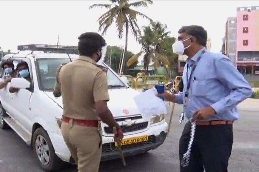 Covid Curfew bengaluru police not allow ashes of a covid patient to be transported to mysore