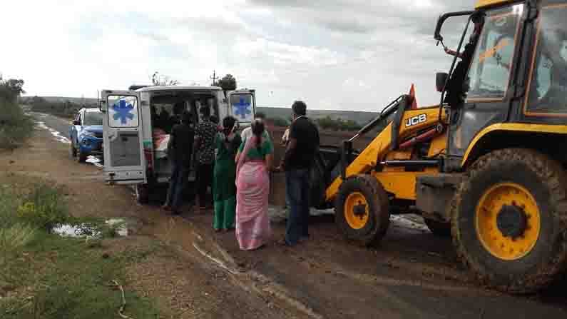 Gadag Corona Cremation JCB 