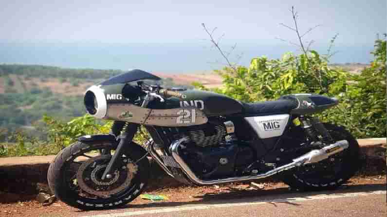 RE modified interceptor 650: MIG- 21 ಅವತಾರದಲ್ಲಿ ರಾಯಲ್​ ಎನ್​ಫೀಲ್ಡ್ ಮಾಡಿಫೈಡ್ ಇಂಟರ್​ಸೆಪ್ಟರ್ 650 ಹೇಗಿದೆ?