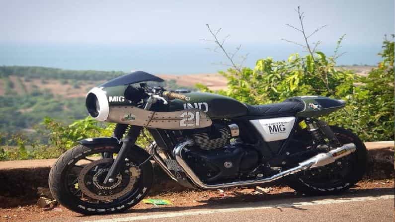 RE modified interceptor 650: MIG- 21 ಅವತಾರದಲ್ಲಿ ರಾಯಲ್ ಎನ್ಫೀಲ್ಡ್ ಮಾಡಿಫೈಡ್ ಇಂಟರ್ಸೆಪ್ಟರ್ 650 ಹೇಗಿದೆ? RE modified interceptor 650: MIG- 21 ಅವತಾರದಲ್ಲಿ ರಾಯಲ್ ಎನ್ಫೀಲ್ಡ್ ಮಾಡಿಫೈಡ್ ಇಂಟರ್ಸೆಪ್ಟರ್ 650 ಹೇಗಿದೆ?