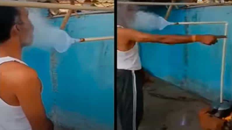 Viral Video: ಕುಕ್ಕರ್ ಬಳಸಿ ಸ್ಟೀಮ್ ತೆಗೆದುಕೊಳ್ಳುತ್ತಿರುವ ವ್ಯಕ್ತಿ ನೋಡಿ ಆದ್ರೇ ನೀವೂ ಹೀಗೆಲ್ಲ ಮಾಡಬೇಡಿ!