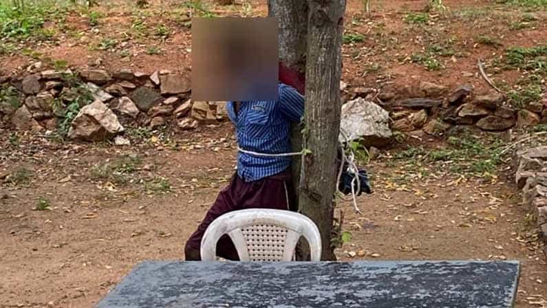 ಮಂಡ್ಯದಲ್ಲಿ ಅಮಾನವೀಯ ಘಟನೆ; ಕುರಿಗಾಹಿ ಬಾಲಕನನ್ನು ಮರಕ್ಕೆ ಕಟ್ಟಿ ಹಾಕಿ ದೌರ್ಜನ್ಯ ಮಂಡ್ಯದಲ್ಲಿ ಅಮಾನವೀಯ ಘಟನೆ; ಕುರಿಗಾಹಿ ಬಾಲಕನನ್ನು ಮರಕ್ಕೆ ಕಟ್ಟಿ ಹಾಕಿ ದೌರ್ಜನ್ಯ