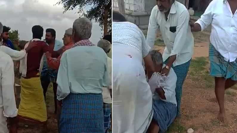 ಚಿಕ್ಕಮಗಳೂರಿನಲ್ಲಿ ಅರ್ಚಕರಿಗೆ ಚಪ್ಪಲಿಯಿಂದ ಥಳಿತ! ಚಿಕ್ಕಮಗಳೂರಿನಲ್ಲಿ ಅರ್ಚಕರಿಗೆ ಚಪ್ಪಲಿಯಿಂದ ಥಳಿತ!