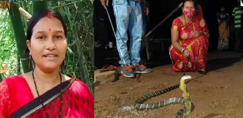 ಕಾಳಿಂಗ ಸರ್ಪವನ್ನು ಹಿಡಿದು 2 ವರ್ಷದ ಮಗಳನ್ನು ಅಪಾಯದಿಂದ ಪಾರು ಮಾಡಿದ ಸೂಪರ್ ಅಮ್ಮ!