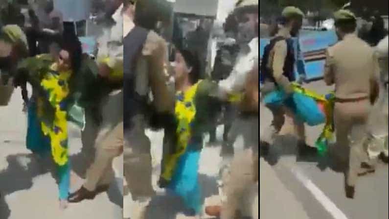 Viral Video: ನೀರಿಗೆ ಹಾರಿ ಪ್ರಾಣ ಕಳೆದುಕೊಳ್ಳಲು ಹೊರಟ ಮಹಿಳೆಯನ್ನು ಸಮಯಕ್ಕೆ ಸರಿಯಾಗಿ ರಕ್ಷಿಸಿದ ಪೊಲೀಸರು; ವಿಡಿಯೋ ನೋಡಿ Viral Video: ನೀರಿಗೆ ಹಾರಿ ಪ್ರಾಣ ಕಳೆದುಕೊಳ್ಳಲು ಹೊರಟ ಮಹಿಳೆಯನ್ನು ಸಮಯಕ್ಕೆ ಸರಿಯಾಗಿ ರಕ್ಷಿಸಿದ ಪೊಲೀಸರು; ವಿಡಿಯೋ ನೋಡಿ