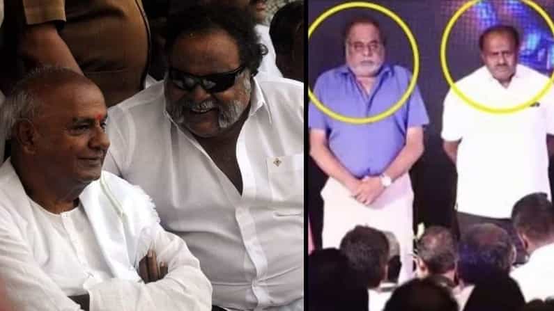 ದೇವೇಗೌಡರೂ ಕೈಕಟ್ಟಿ ನಿಲ್ಲುತ್ತಾರೆ, ಅದು ನಮ್ಮ ಸಂಸ್ಕೃತಿ: ಫೋಟೋ ವೈರಲ್ ಮಾಡಿ ಸುಮಲತಾಗೆ ತಿರುಗೇಟು ಕೊಟ್ಟ ಹೆಚ್ಡಿಕೆ ಅಭಿಮಾನಿಗಳು