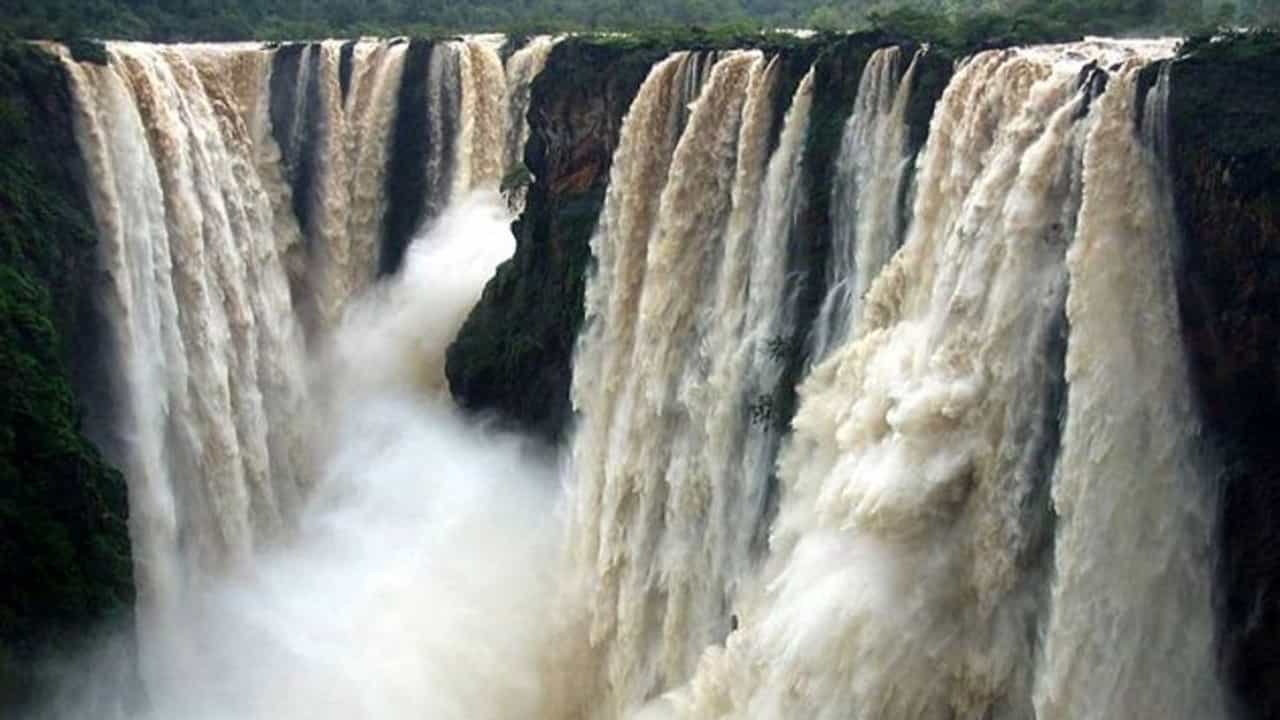 Jog Falls Video: ಆಹಾ! ಭೋರ್ಗರೆವ ಜೋಗ ಜಲಪಾತದ ದೃಶ್ಯ ವೈಭವವನ್ನು ಕಣ್ತುಂಬಿಕೊಳ್ಳಿ Jog Falls Video: ಆಹಾ! ಭೋರ್ಗರೆವ ಜೋಗ ಜಲಪಾತದ ದೃಶ್ಯ ವೈಭವವನ್ನು ಕಣ್ತುಂಬಿಕೊಳ್ಳಿ