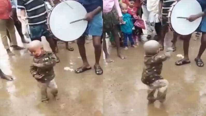 ‘ಛೋಟಾ ಪ್ಯಾಕೆಟ್ ಬಡಾ ಧಮಾಕಾ’ ತಮಟೆ ಬೀಟ್ಗೆ ಸ್ಟೈಲಿಶ್ ಸ್ಟೆಪ್ ಹಾಕಿದ ಪೋರ! ನೆಟ್ಟಿಗರೆಲ್ಲಾ ಫುಲ್ ಫಿದಾ