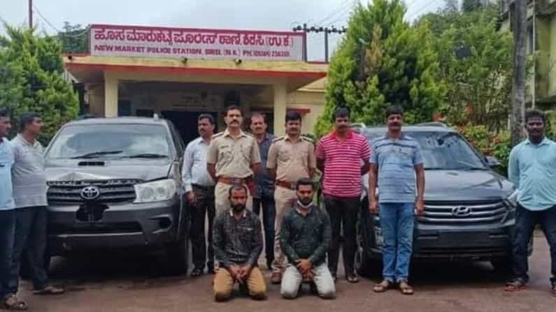 ಶಿರಸಿ: ಐಷಾರಾಮಿ ವಾಹನಗಳಲ್ಲಿ ದನಗಳನ್ನು ಕಳುವು ಮಾಡುತ್ತಿದ್ದ ಅಂತರ್ಜಿಲ್ಲಾ ಕಳ್ಳರ ಬಂಧನ