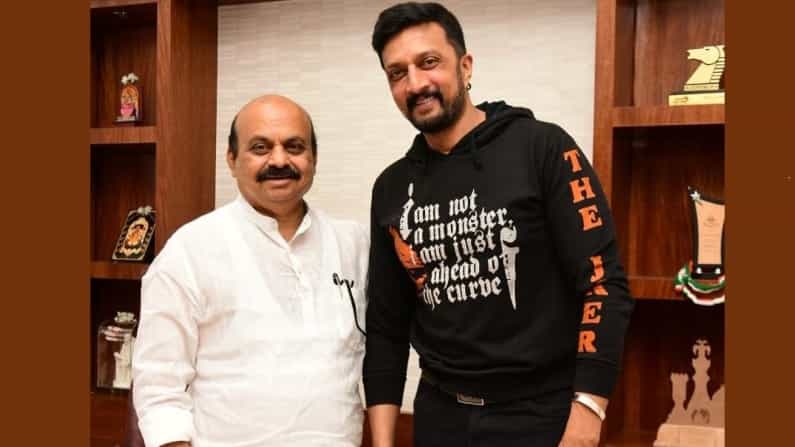 Kichcha Sudeep: ಸಿಎಂ ಬಸವರಾಜ ಬೊಮ್ಮಾಯಿ ಭೇಟಿ ಮಾಡಿದ ಕಿಚ್ಚ ಸುದೀಪ್; ಫೋಟೋ ವೈರಲ್