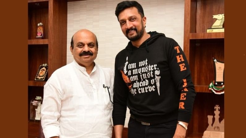 Kichcha Sudeep: ಸಿಎಂ ಬಸವರಾಜ ಬೊಮ್ಮಾಯಿ ಭೇಟಿ ಮಾಡಿದ ಕಿಚ್ಚ ಸುದೀಪ್; ಫೋಟೋ ವೈರಲ್