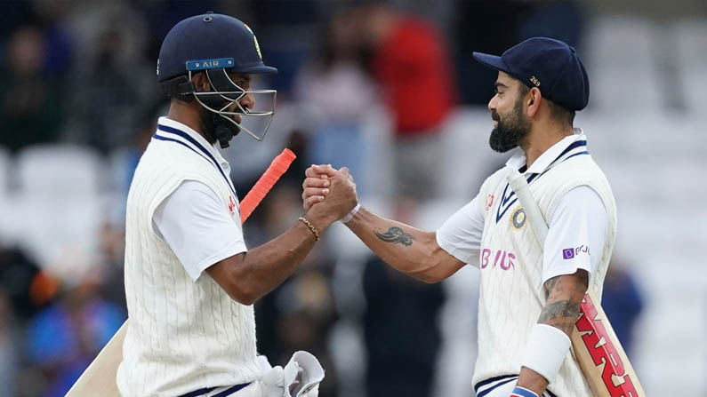 India vs England: ಶತಕದತ್ತ ಪೂಜಾರ, ಅರ್ಧಶತಕದತ್ತ ಕೊಹ್ಲಿ: ಇಂಗ್ಲೆಂಡ್ಗೆ ಶುರುವಾಗಿದೆ ನಡುಕ: 4ನೇ ದಿನ ಏನಾಗಲಿದೆ? India vs England: ಶತಕದತ್ತ ಪೂಜಾರ, ಅರ್ಧಶತಕದತ್ತ ಕೊಹ್ಲಿ: ಇಂಗ್ಲೆಂಡ್ಗೆ ಶುರುವಾಗಿದೆ ನಡುಕ: 4ನೇ ದಿನ ಏನಾಗಲಿದೆ?