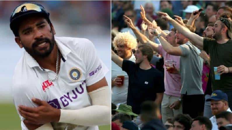 India vs England 3rd test: ಸಿರಾಜ್ ಮೇಲೆ ಚೆಂಡಿನ ದಾಳಿ: ಮುಂದುವರೆದ ಇಂಗ್ಲೆಂಡ್ ಪ್ರೇಕ್ಷಕರ ಪುಂಡಾಟ India vs England 3rd test: ಸಿರಾಜ್ ಮೇಲೆ ಚೆಂಡಿನ ದಾಳಿ: ಮುಂದುವರೆದ ಇಂಗ್ಲೆಂಡ್ ಪ್ರೇಕ್ಷಕರ ಪುಂಡಾಟ