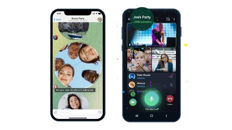 Telegram New Update: ಇನ್ಮುಂದೆ ಟೆಲಿಗ್ರಾಮ್​ನಲ್ಲಿ ಒಂದೇ ಸಲ 1000 ಮಂದಿಗೆ ವಿಡಿಯೋ ಕರೆ ಮಾಡ್ಬಹುದು
