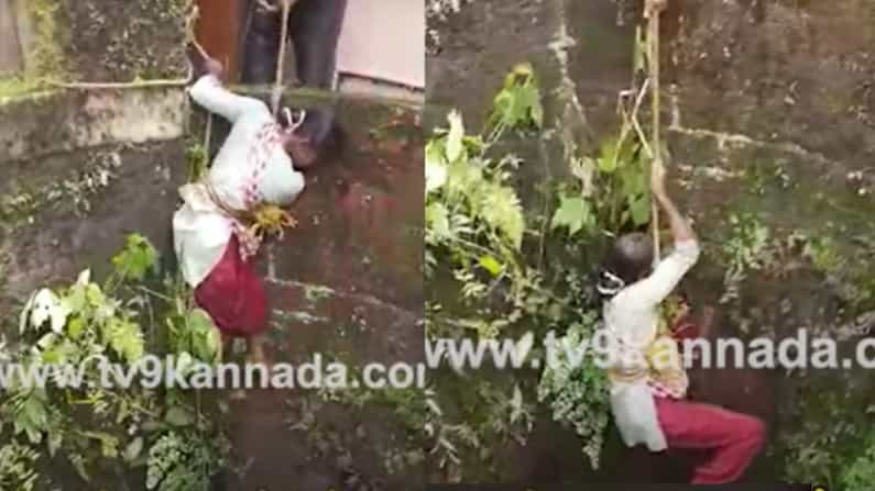 ಬಾವಿಗಿಳಿದು ಬೆಕ್ಕಿನ ಮರಿಯನ್ನು ರಕ್ಷಿಸಿದ ಮಂಗಳೂರಿನ ಮಹಿಳೆ ಬಾವಿಗಿಳಿದು ಬೆಕ್ಕಿನ ಮರಿಯನ್ನು ರಕ್ಷಿಸಿದ ಮಂಗಳೂರಿನ ಮಹಿಳೆ