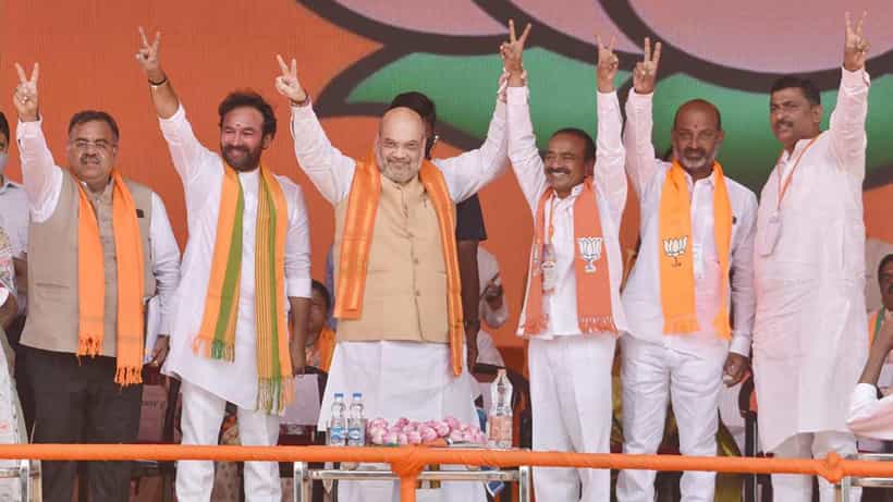 ‘ಅಸಾದುದ್ದೀನ್ ಓವೈಸಿಗೆಲ್ಲ ಹೆದರುವುದಿಲ್ಲ..ತೆಲಂಗಾಣ ವಿಮೋಚನಾ ದಿನ ಆಚರಣೆ ಖಂಡಿತ ಮಾಡುತ್ತೇವೆ’-ಅಮಿತ್ ಶಾ