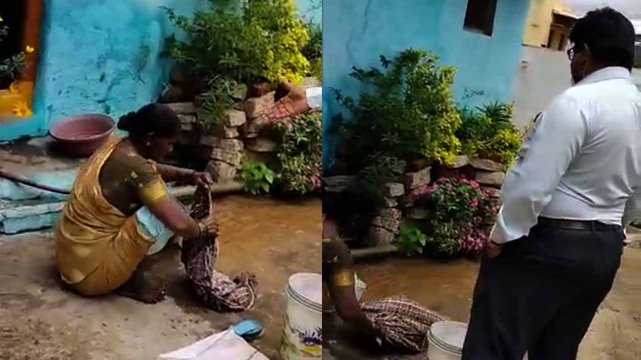 ಚಿಕ್ಕಬಳ್ಳಾಪುರದಲ್ಲಿ ಮಹಿಳೆಗೆ ಕೂಲಿ ನೀಡಿ ಕೊರೊನಾ ಲಸಿಕೆ ಹಾಕಿಸಿದ ಅಧಿಕಾರಿಗಳು! ಚಿಕ್ಕಬಳ್ಳಾಪುರದಲ್ಲಿ ಮಹಿಳೆಗೆ ಕೂಲಿ ನೀಡಿ ಕೊರೊನಾ ಲಸಿಕೆ ಹಾಕಿಸಿದ ಅಧಿಕಾರಿಗಳು!