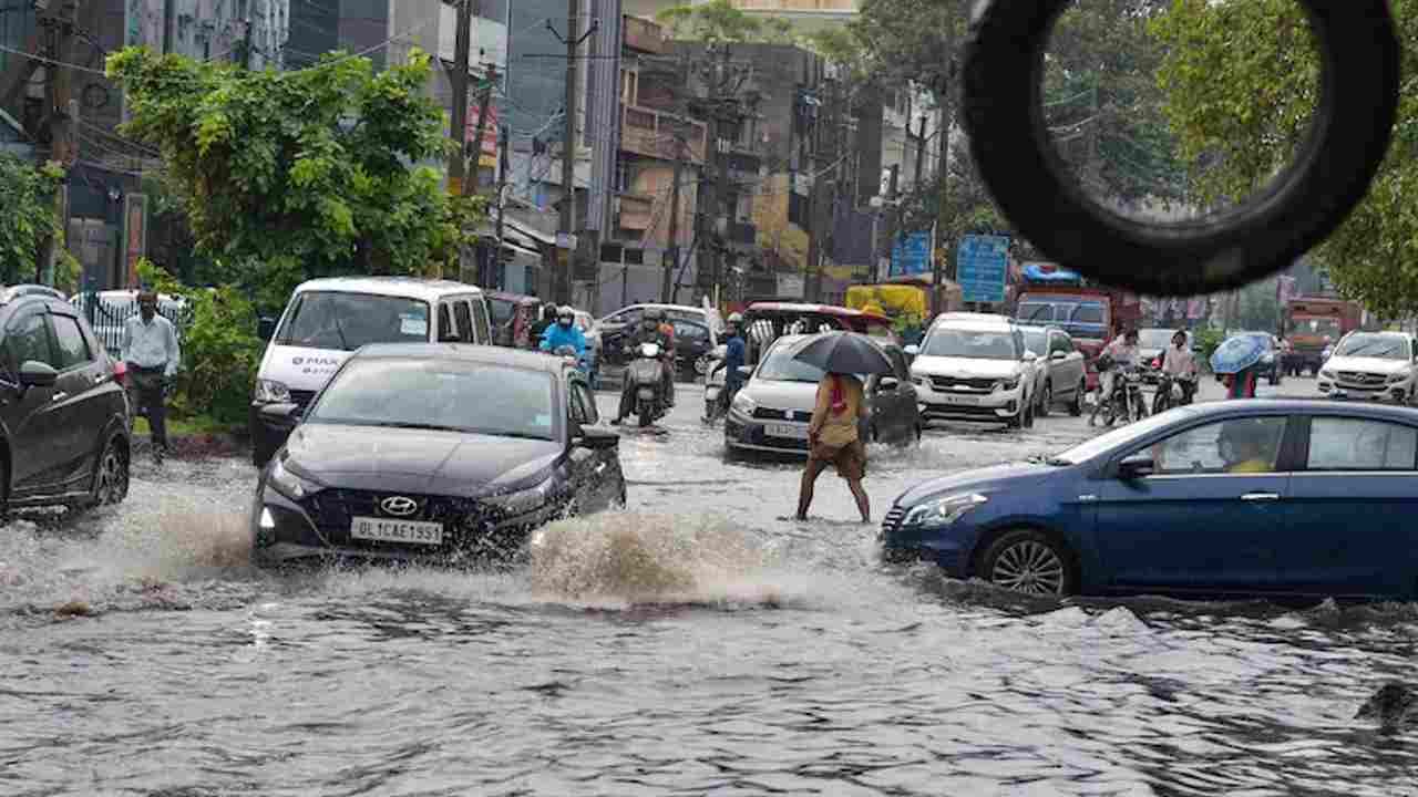 ದೆಹಲಿಯಲ್ಲಿ ನಿರಂತರ ಮಳೆ; ಏರ್​ಪೋರ್ಟ್​ ಒಳಗೂ ತುಂಬಿದ ನೀರು, ವಿಮಾನ ಹಾರಾಟ ರದ್ದು