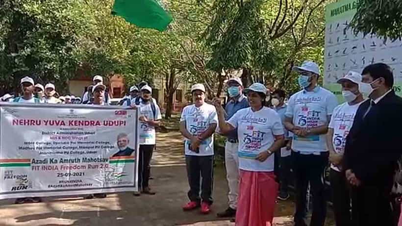ಉಡುಪಿಯಲ್ಲಿ ಫ್ರೀಡಂ ರನ್ಗೆ ಶೋಭಾ ಕರಂದ್ಲಾಜೆ ಚಾಲನೆ