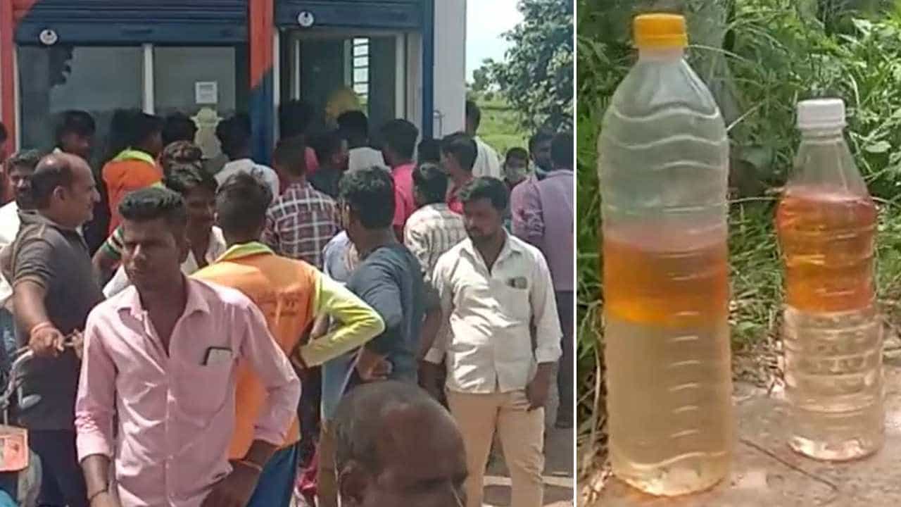 ಬಾಗಲಕೋಟೆ: ಪೆಟ್ರೋಲ್, ಡೀಸೆಲ್​ಗೆ ನೀರು ಬೆರಕೆ! ಬಂಕ್ ಮಾಲೀಕರ ವಿರುದ್ಧ ಆಕ್ರೋಶ