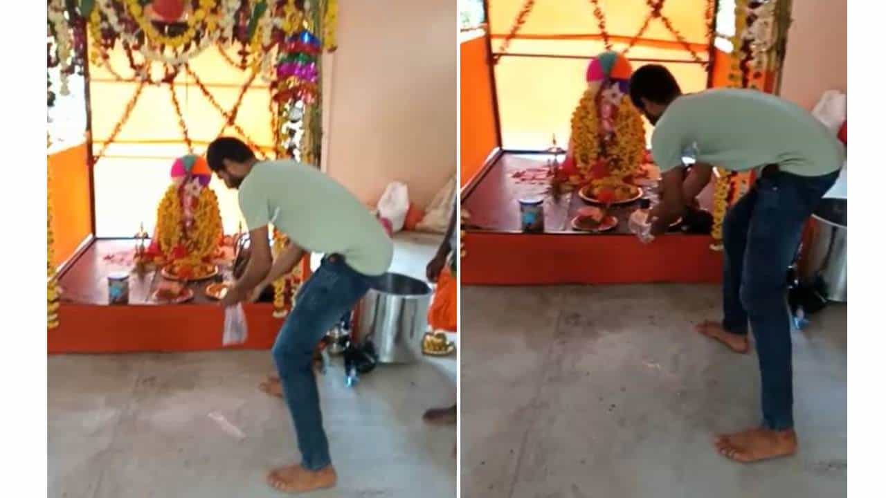 ಚಿಕ್ಕಮಗಳೂರು: ಬೆಳೆ ಉಳಿಸುವಂತೆ ಕೋರಿ ಗಣೇಶನಿಗೆ ಜೀವಂತ ಇಲಿ ಸಮರ್ಪಿಸಿದ ಭಕ್ತ ಚಿಕ್ಕಮಗಳೂರು: ಬೆಳೆ ಉಳಿಸುವಂತೆ ಕೋರಿ ಗಣೇಶನಿಗೆ ಜೀವಂತ ಇಲಿ ಸಮರ್ಪಿಸಿದ ಭಕ್ತ