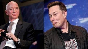 Elon Musk: ವಿಶ್ವದ ಸಿರಿವಂತರ ಜಗಳ; ಜೆಫ್ ಬೆಜೋಸ್​ಗೆ ಬೆಳ್ಳಿ ಪದಕ ಕಳಿಸಿದೆ ಎಂದು ಕಾಲೆಳೆದ ಮಸ್ಕ್