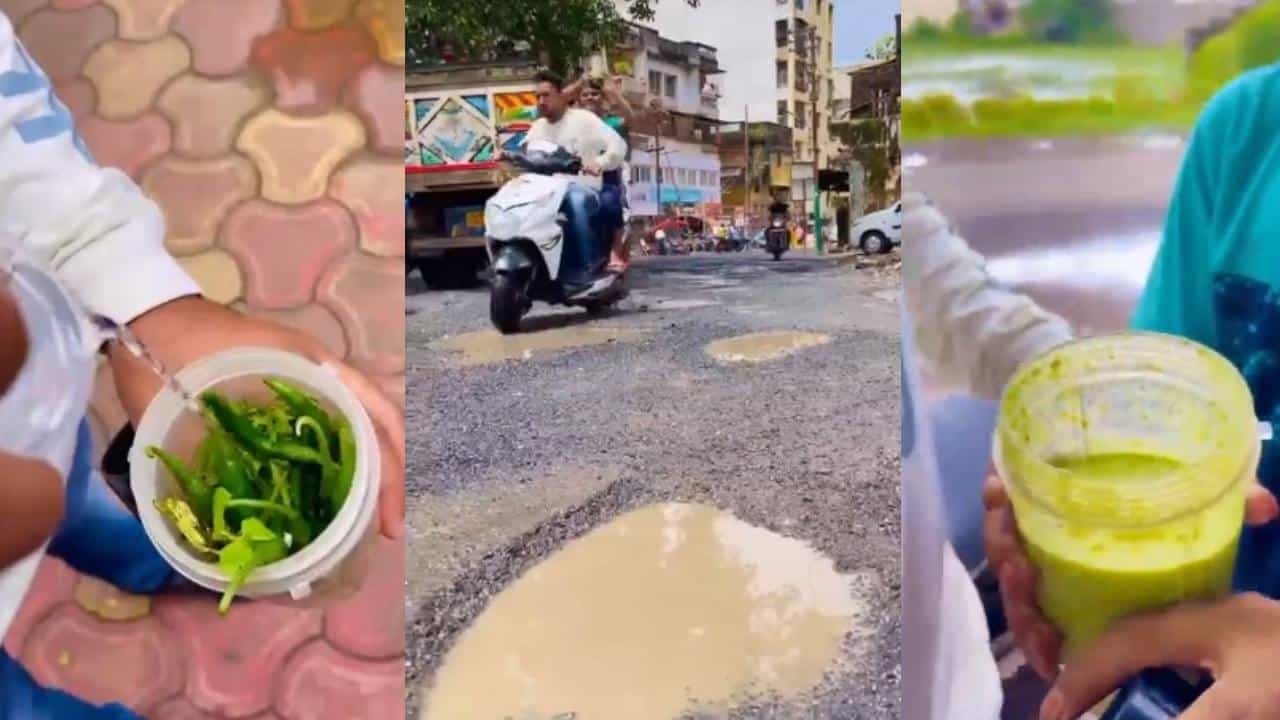 Viral Video: ರಸ್ತೆ ಗುಂಡಿಗಳ ಸಮಸ್ಯೆಯನ್ನು ಹೀಗೂ ಹೇಳಬಹುದಾ?; ಮಜವಾದ ಈ ವಿಡಿಯೊ ನೋಡಿ