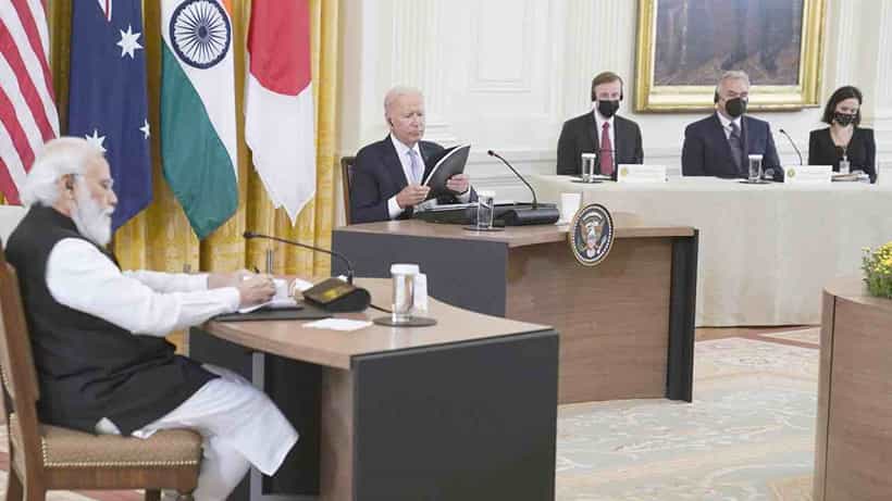 PM Modi US Visit: ‘ಜಾಗತಿಕ ಶಾಂತಿ ಸ್ಥಾಪನೆಗಾಗಿ ಕ್ವಾಡ್ ಕೆಲಸ ಮಾಡಲಿದೆ ಎಂಬ ನಂಬಿಕೆಯಿದೆ‘-ಶೃಂಗಸಭೆಯಲ್ಲಿ ಪ್ರಧಾನಿ ಮೋದಿ ಮಾತು