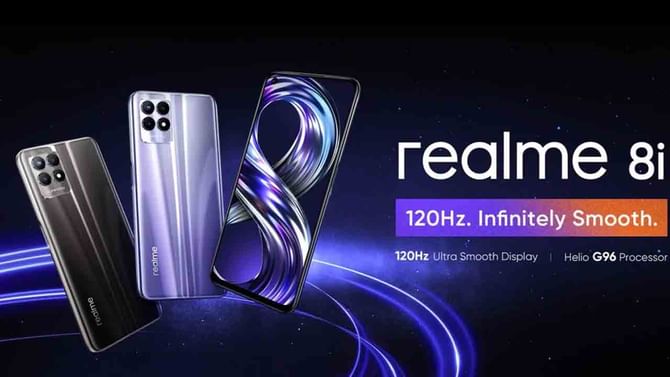 Realme 8i: ಮೊದಲ ಸೇಲ್ನಲ್ಲಿ ಕೇವಲ 12,999 ರೂ. ಗೆ ಖರೀದಿಸಿ ಭರ್ಜರಿ ಫೀಚರ್ನ ರಿಯಲ್ಮಿ 8i ಸ್ಮಾರ್ಟ್ಫೋನ್ Realme 8i: ಮೊದಲ ಸೇಲ್ನಲ್ಲಿ ಕೇವಲ 12,999 ರೂ. ಗೆ ಖರೀದಿಸಿ ಭರ್ಜರಿ ಫೀಚರ್ನ ರಿಯಲ್ಮಿ 8i ಸ್ಮಾರ್ಟ್ಫೋನ್