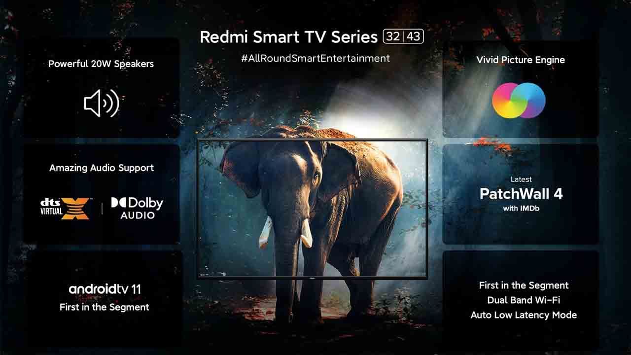 Redmi Smart TV: ಭಾರತದಲ್ಲಿ ಬಿಡುಗಡೆ ಆಯ್ತು ಅತ್ಯಂತ ಕಡಿಮೆ ಬೆಲೆ, ಭರ್ಜರಿ ಫೀಚರ್ಸ್​ನ ಹೊಸ ರೆಡ್ಮಿ ಸ್ಮಾರ್ಟ್​ ಟಿವಿ