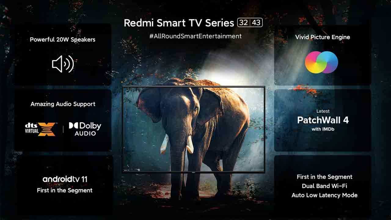 Redmi Smart TV: ಭಾರತದಲ್ಲಿ ಬಿಡುಗಡೆ ಆಯ್ತು ಅತ್ಯಂತ ಕಡಿಮೆ ಬೆಲೆ, ಭರ್ಜರಿ ಫೀಚರ್ಸ್ನ ಹೊಸ ರೆಡ್ಮಿ ಸ್ಮಾರ್ಟ್ ಟಿವಿ Redmi Smart TV: ಭಾರತದಲ್ಲಿ ಬಿಡುಗಡೆ ಆಯ್ತು ಅತ್ಯಂತ ಕಡಿಮೆ ಬೆಲೆ, ಭರ್ಜರಿ ಫೀಚರ್ಸ್ನ ಹೊಸ ರೆಡ್ಮಿ ಸ್ಮಾರ್ಟ್ ಟಿವಿ