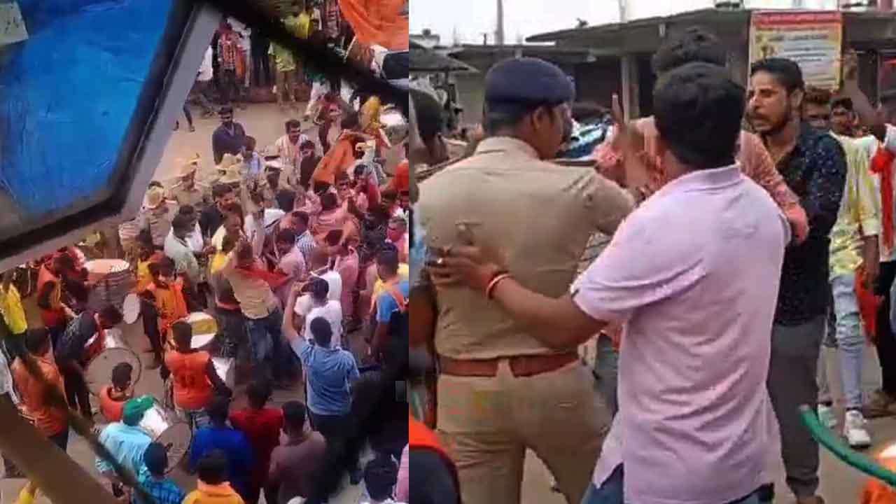 ಹಾಸನದಲ್ಲಿ ಗಣೇಶ ವಿಸರ್ಜನೆ ವೇಳೆ ಪೊಲೀಸರನ್ನೇ ತಳ್ಳಾಡಿದ ಯುವಕರ ಗುಂಪು; ವಿಡಿಯೋ ವೈರಲ್ ಹಾಸನದಲ್ಲಿ ಗಣೇಶ ವಿಸರ್ಜನೆ ವೇಳೆ ಪೊಲೀಸರನ್ನೇ ತಳ್ಳಾಡಿದ ಯುವಕರ ಗುಂಪು; ವಿಡಿಯೋ ವೈರಲ್
