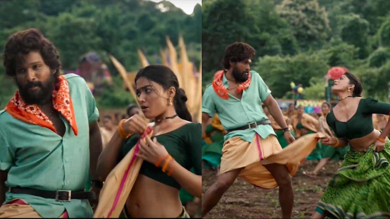 Saami Saami: ಅಲ್ಲು ಅರ್ಜುನ್ ಪಂಚೆ ಹಿಡಿದು ರಶ್ಮಿಕಾ ಬಿಂದಾಸ್ ಡ್ಯಾನ್ಸ್; ಹೇಗಿದೆ ‘ಸಾಮಿ ಸಾಮಿ..’ ಹಾಡು? Saami Saami: ಅಲ್ಲು ಅರ್ಜುನ್ ಪಂಚೆ ಹಿಡಿದು ರಶ್ಮಿಕಾ ಬಿಂದಾಸ್ ಡ್ಯಾನ್ಸ್; ಹೇಗಿದೆ ‘ಸಾಮಿ ಸಾಮಿ..’ ಹಾಡು?
