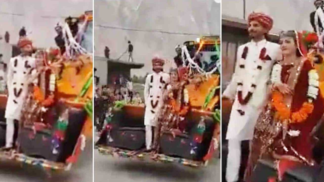 Viral Video: ಜೆಸಿಬಿ ಏರಿ ಸವಾರಿ ಹೊರಟ ಜೋಡಿ; ನೆಟ್ಟಿಗರ ಮನಗೆದ್ದ ಈ ವಿಡಿಯೊ ನೋಡಿ Viral Video: ಜೆಸಿಬಿ ಏರಿ ಸವಾರಿ ಹೊರಟ ಜೋಡಿ; ನೆಟ್ಟಿಗರ ಮನಗೆದ್ದ ಈ ವಿಡಿಯೊ ನೋಡಿ