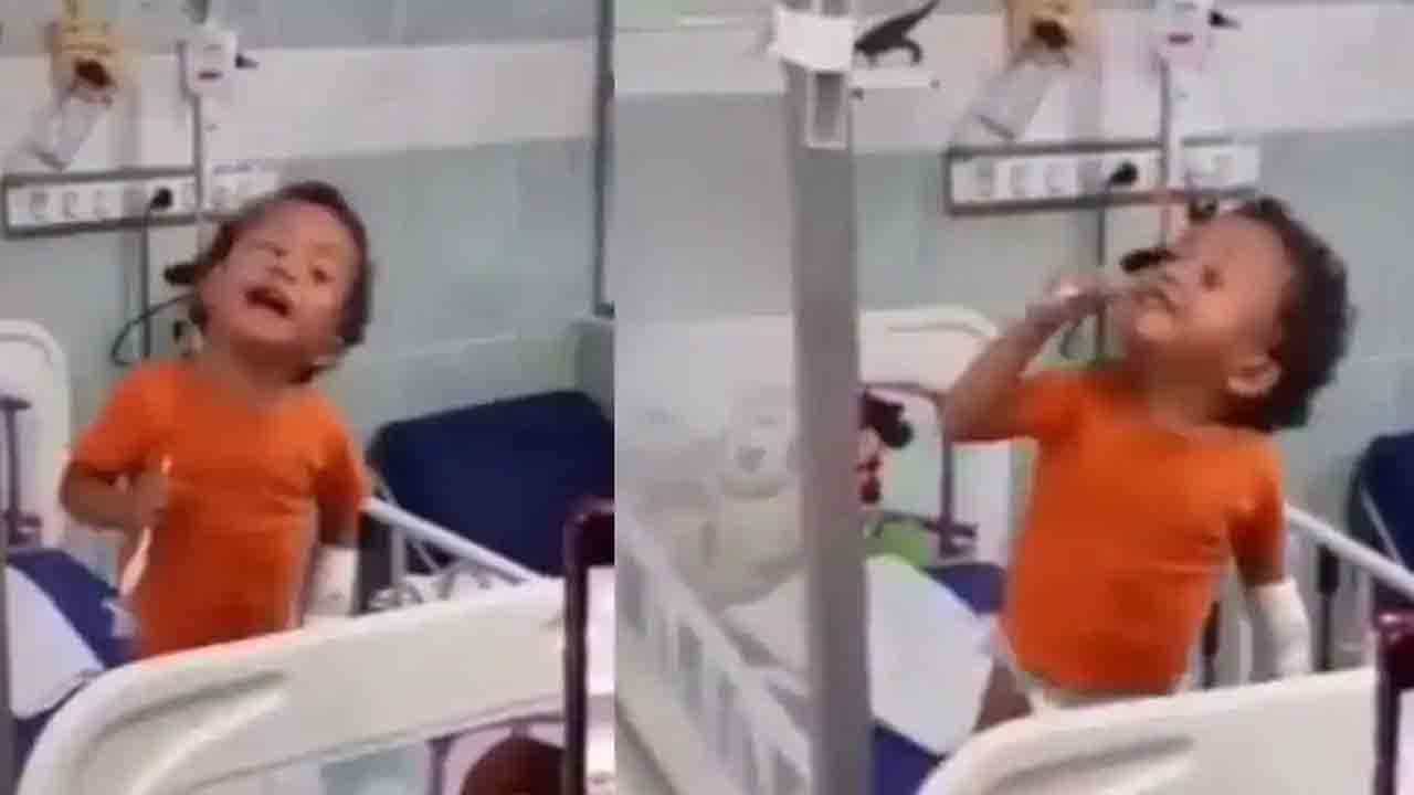 Viral Video: ಆಸ್ಪತ್ರೆಯಲ್ಲಿ ತನ್ನ ನೆಚ್ಚಿನ ಹಾಡು ಕೇಳಿ ನೃತ್ಯ ಮಾಡಿದ ಪುಟ್ಟ ಮಗು; ನೆಟ್ಟಿಗರ ಹೃದಯ ಗೆದ್ದ ವಿಡಿಯೋ ನೋಡಿ