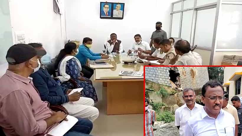 ಕೆಂಪೇಗೌಡ ಪಾರ್ಕ್ ಕೋಟೆ ಗೋಡೆ ಕುಸಿತ ಪ್ರಕರಣ: ಶಾಸಕ ಮಂಜುನಾಥ್ ಸಭೆ, ಸೂಕ್ತ ತನಿಖೆಗೆ ಆಗ್ರಹ