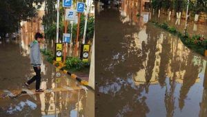 Bengaluru Rain: ಬೆಂಗಳೂರಿನಲ್ಲಿ ಮಳೆ ಅವಾಂತರ; ಅಪಾರ್ಟ್​ಮೆಂಟ್​ಗಳಿಗೆ ನುಗ್ಗಿದ ನೀರು