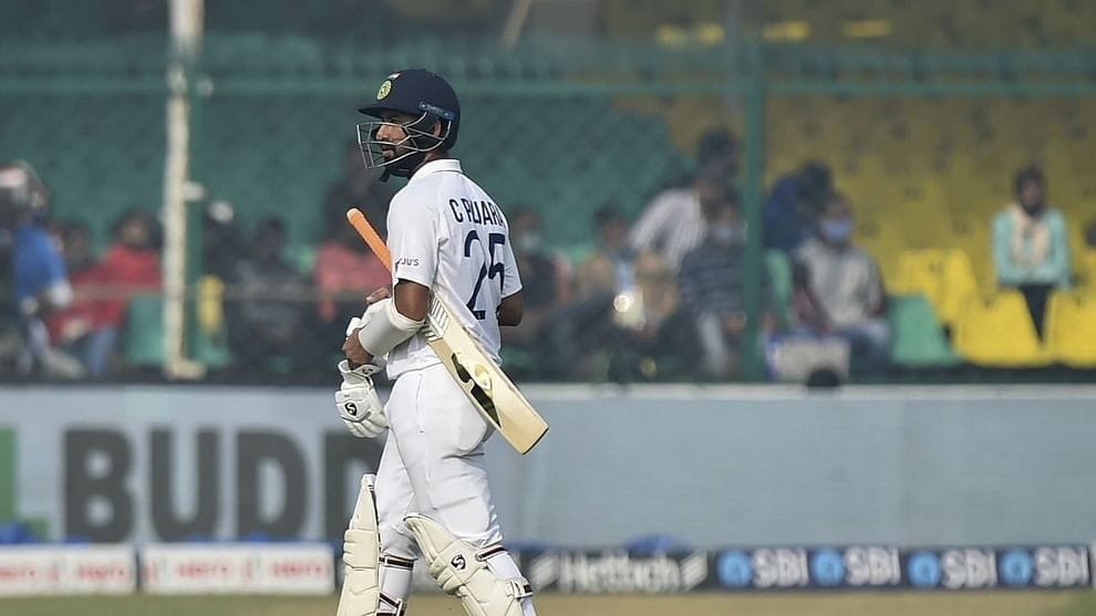 IND vs NZ: ಕಾನ್ಪುರ ಟೆಸ್ಟ್ನಲ್ಲೂ ಪೂಜಾರ ಬ್ಯಾಟ್ ಸದ್ದು ಮಾಡಲಿಲ್ಲ; ಟೀಂ ಇಂಡಿಯಾದಲ್ಲಿ ಮುಗಿಯಿತಾ ಚೇತೇಶ್ವರ್ ಯುಗ? IND vs NZ: ಕಾನ್ಪುರ ಟೆಸ್ಟ್ನಲ್ಲೂ ಪೂಜಾರ ಬ್ಯಾಟ್ ಸದ್ದು ಮಾಡಲಿಲ್ಲ; ಟೀಂ ಇಂಡಿಯಾದಲ್ಲಿ ಮುಗಿಯಿತಾ ಚೇತೇಶ್ವರ್ ಯುಗ?