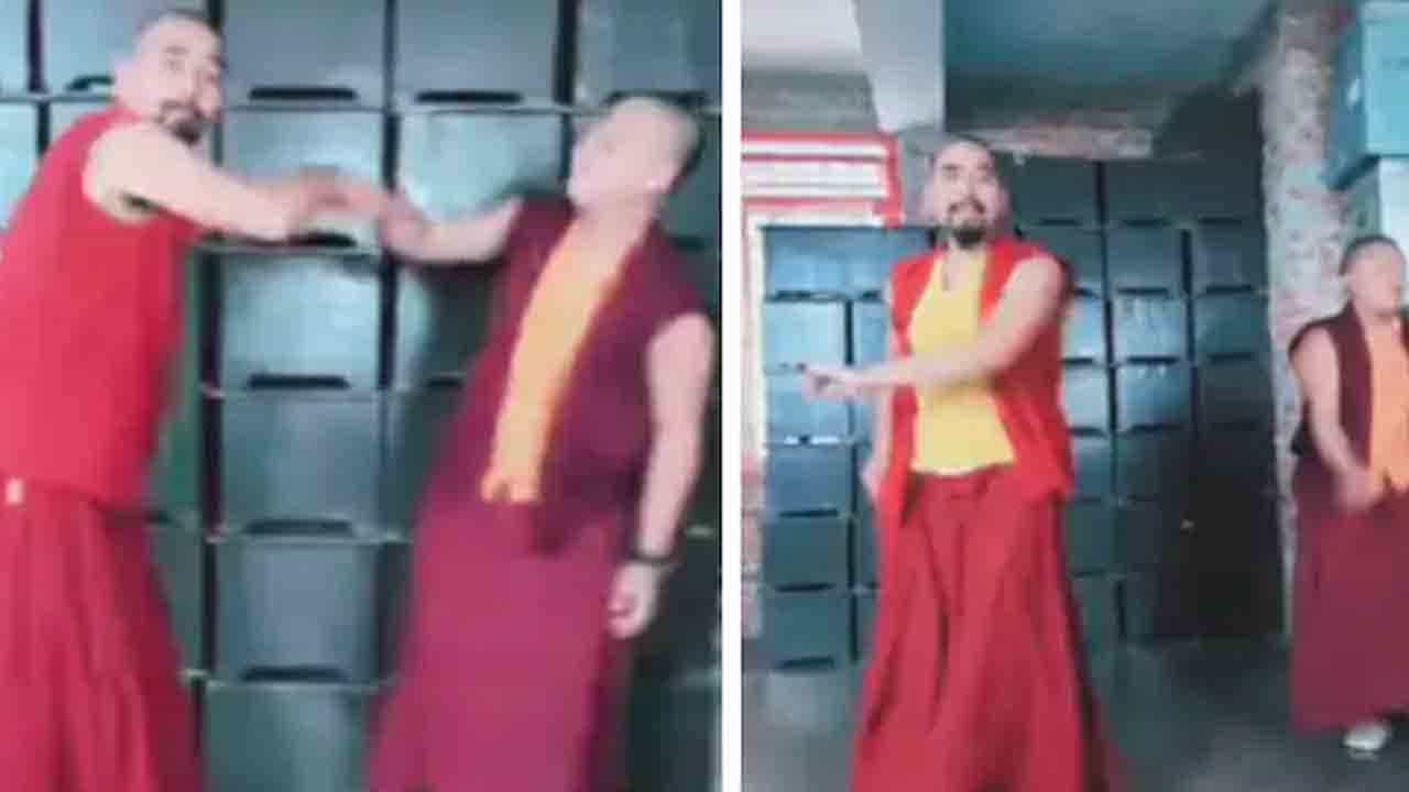 Viral Video: ಮನಿಕೆ ಮಗೆ ಹಿತೆ ಹಾಡಿಗೆ ಹಿಮಾಲಯದ ಸನ್ಯಾಸಿಗಳ ಡಾನ್ಸ್; ವಿಡಿಯೊ ವೈರಲ್ Viral Video: ಮನಿಕೆ ಮಗೆ ಹಿತೆ ಹಾಡಿಗೆ ಹಿಮಾಲಯದ ಸನ್ಯಾಸಿಗಳ ಡಾನ್ಸ್; ವಿಡಿಯೊ ವೈರಲ್