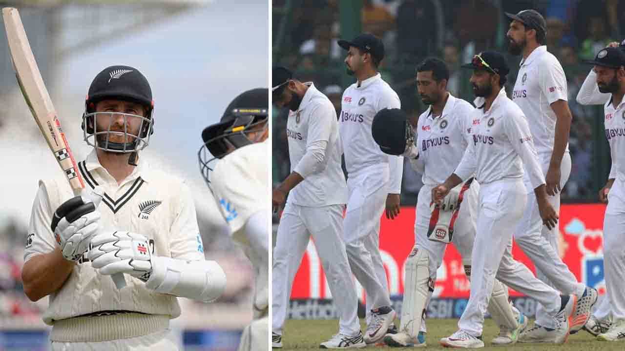 India vs New Zealand 1st Test: ರೋಚಕ ಘಟ್ಟದಲ್ಲಿ ಕಾನ್ಪುರ ಟೆಸ್ಟ್: ಭಾರತದ ಗೆಲುವಿಗೆ ಬೇಕು ನ್ಯೂಜಿಲೆಂಡ್ನ 9 ವಿಕೆಟ್ India vs New Zealand 1st Test: ರೋಚಕ ಘಟ್ಟದಲ್ಲಿ ಕಾನ್ಪುರ ಟೆಸ್ಟ್: ಭಾರತದ ಗೆಲುವಿಗೆ ಬೇಕು ನ್ಯೂಜಿಲೆಂಡ್ನ 9 ವಿಕೆಟ್