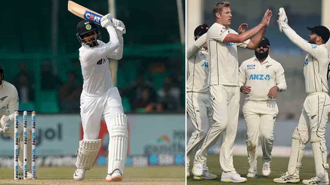 India vs New Zealand 1st Test: ಮೊದಲ ಟೆಸ್ಟ್ನಲ್ಲಿ ಭಾರತ ಗೆಲ್ಲಬೇಕಾದರೆ ನ್ಯೂಜಿಲೆಂಡ್ಗೆ ಎಷ್ಟು ಟಾರ್ಗೆಟ್ ನೀಡಬೇಕು? India vs New Zealand 1st Test: ಮೊದಲ ಟೆಸ್ಟ್ನಲ್ಲಿ ಭಾರತ ಗೆಲ್ಲಬೇಕಾದರೆ ನ್ಯೂಜಿಲೆಂಡ್ಗೆ ಎಷ್ಟು ಟಾರ್ಗೆಟ್ ನೀಡಬೇಕು?